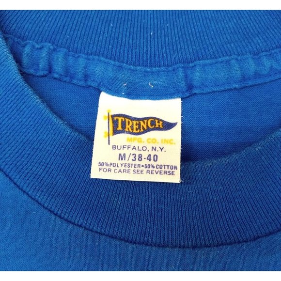 Vintage T-shirt Super Bowl 21 Pasadena Rose Bowl Denver Broncos Medium 1987 - Picture 3 of 14